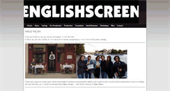 Desktop Screenshot of englishscreen.us